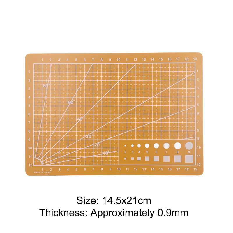 A3 A4 A5Pvc Cutting Mat Single Side Patchwork Cut Pad For Workbench Patchwork Sewing Manual Diy Knife Engraving Leather Cutting