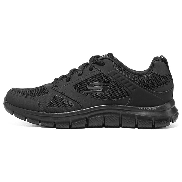 Skechers Track Black Warrior Comfortable Lightweight