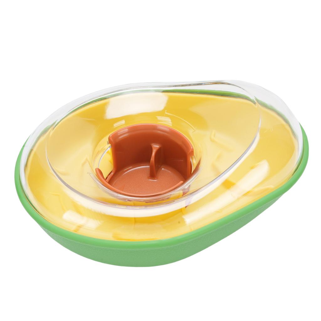 Avocado Pet Feeder Plastic Slow Feeder Dog Bowl Auto Food Dispenser Puppy Toy for Cats and Dogs Home