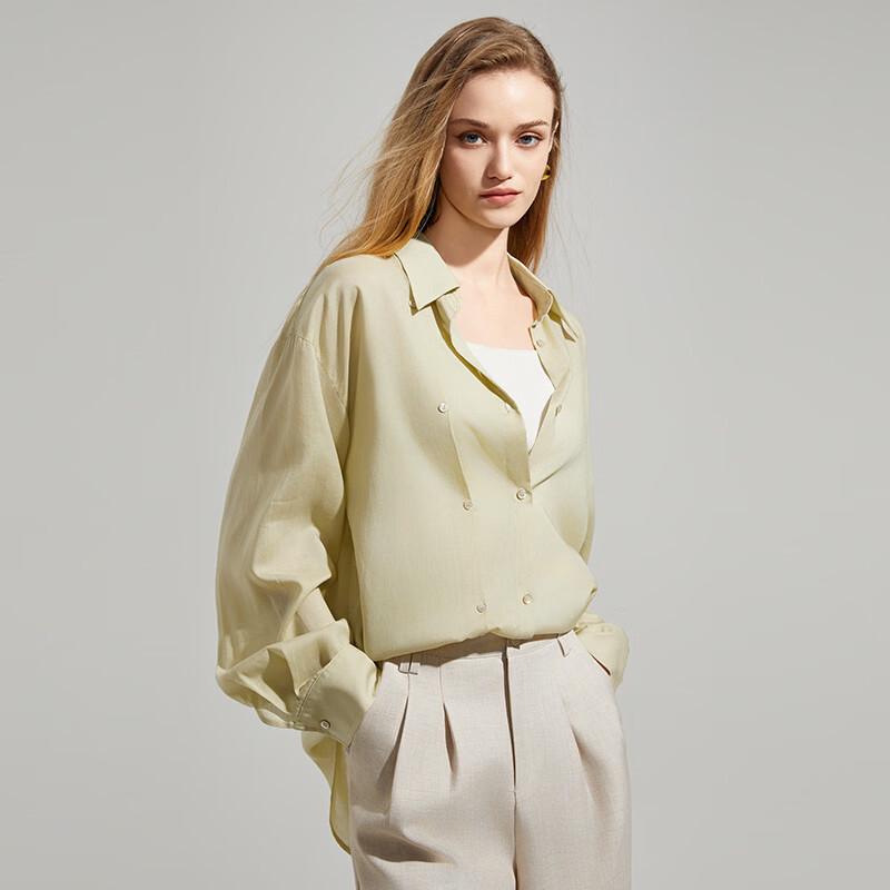 TaTu Women s Relaxed Fit Long Sleeve Blouse S