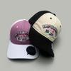 Korean Preppy Style Letters Embroidery Baseball Hats New Unisex Sunshade Color Block Versatile Personal Fashion Ins Peaked Caps
