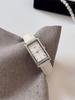 NEUE Retro Klassische Quadratische Damen Uhr Original Quarzwerk Minimalistisch Elegantes Lederarmband Uhren Damengeschenk