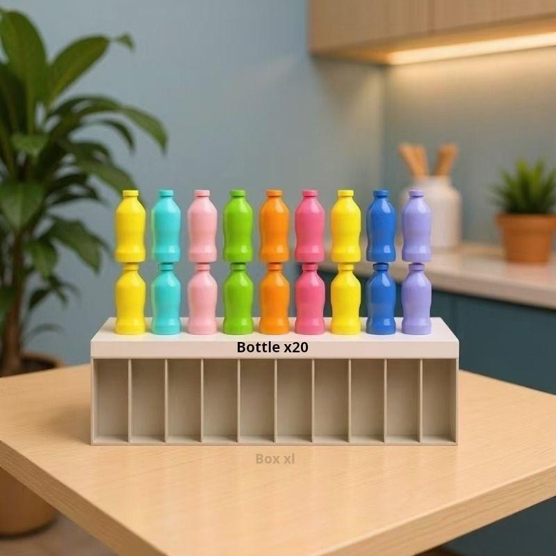 Funny Beverages Match Color Sorting Toy Memory Training Game Parent-child Interactive Board Game Puzzle Toys For Children Gift