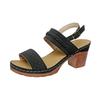 Fashion Ladies Shoes 2025 Hot Sale Open Toe Women's Sandals Fashion Buckle Strap Summer New Casual Plus Size Best Seller Heeled Sandals