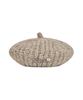 Bajal Safety Pin Knit Beret Dark Beige