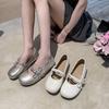 Flat-bottomed Fairy Wind Gentle Single Shoes Female Summer 2025 New Versatile Skirt Evening Shoes One Pedal Doudou Shoes