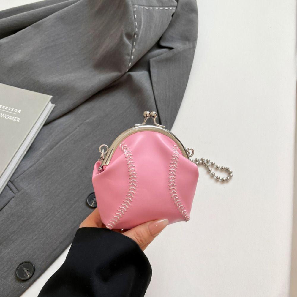 Personalizovaná řetízková mini skořepinová taška Vtipný baseballový design Vintage crossbody kabelka Dárek