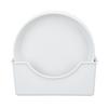 8Pcs Bone Spitting Dish Round Plate Domestic Snack Small Dish Table Garbage Dish Set with Drainage