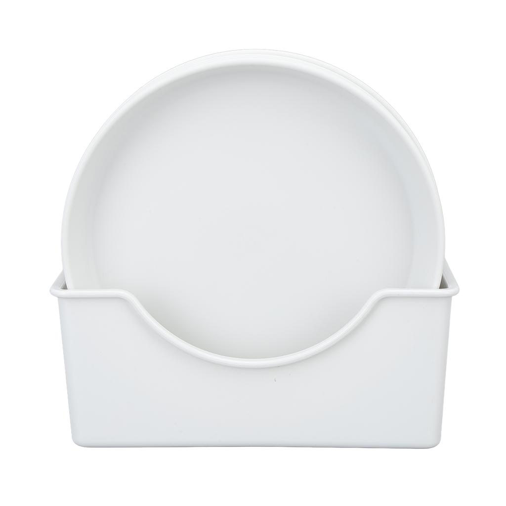 8Pcs Bone Spitting Dish Round Plate Domestic Snack Small Dish Table Garbage Dish Set with Drainage