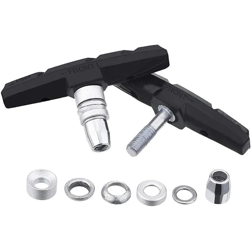 10Pair Bicycle V-brake Shoes Pads MTB Mountain Bike Brake Block Durable Rubber V Type Silent Brake Pads Shoes