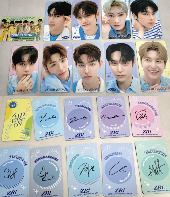 ZEROBASEONE ZB1 Tin Case Photo Card Package – Collectible K-pop Merchandise