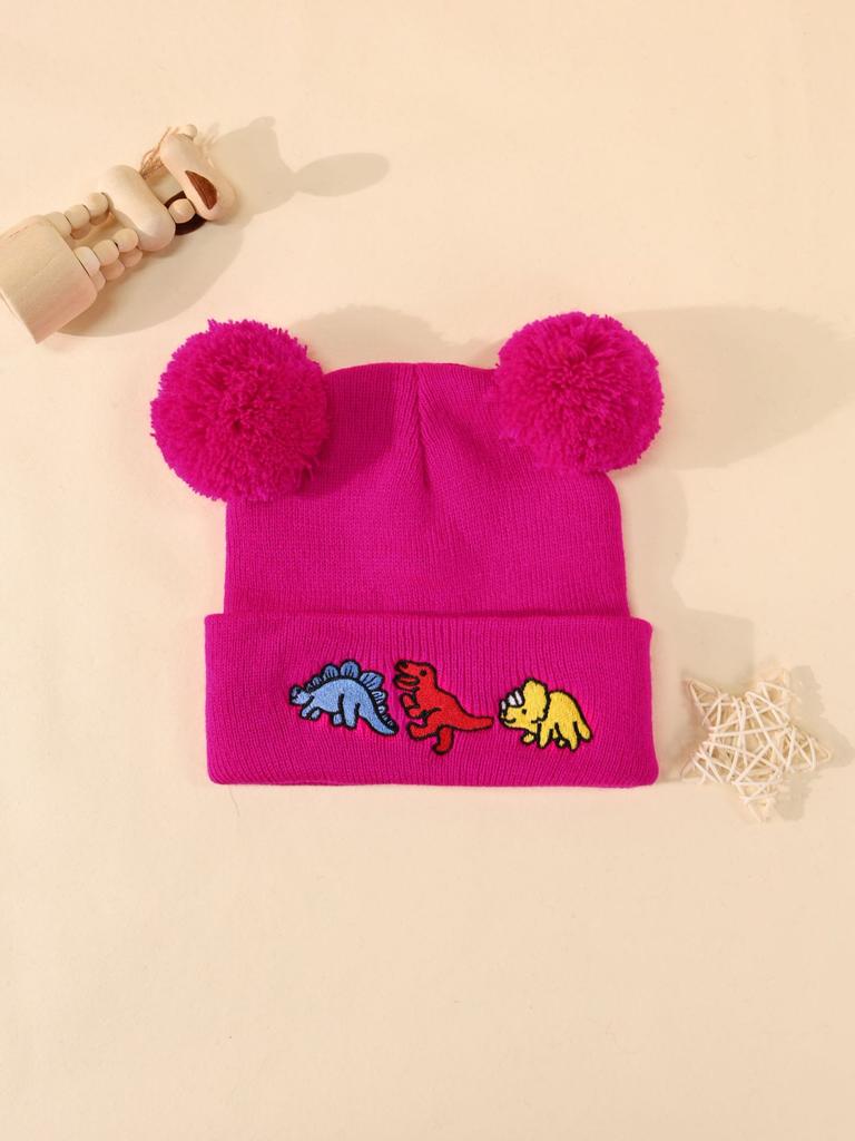 Knitted Hat Embroidery Various Candy Colors Men'S And Women'S Cold Hats Pullover Hats Couple Embroidery Knitted Wool Hats