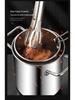 Mini Multifunctional 304 Stainless Steel Frying Pan with Filter for Induction Cookers