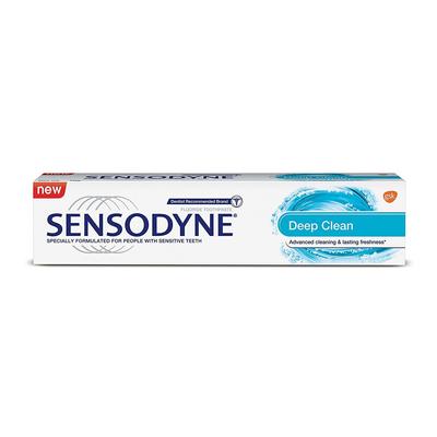 משחת שיניים Sensodin: ניקוי עמוק (70 גרם), Sensodyne משחת שיניים Deep Clean, Glaxo Smith Kline