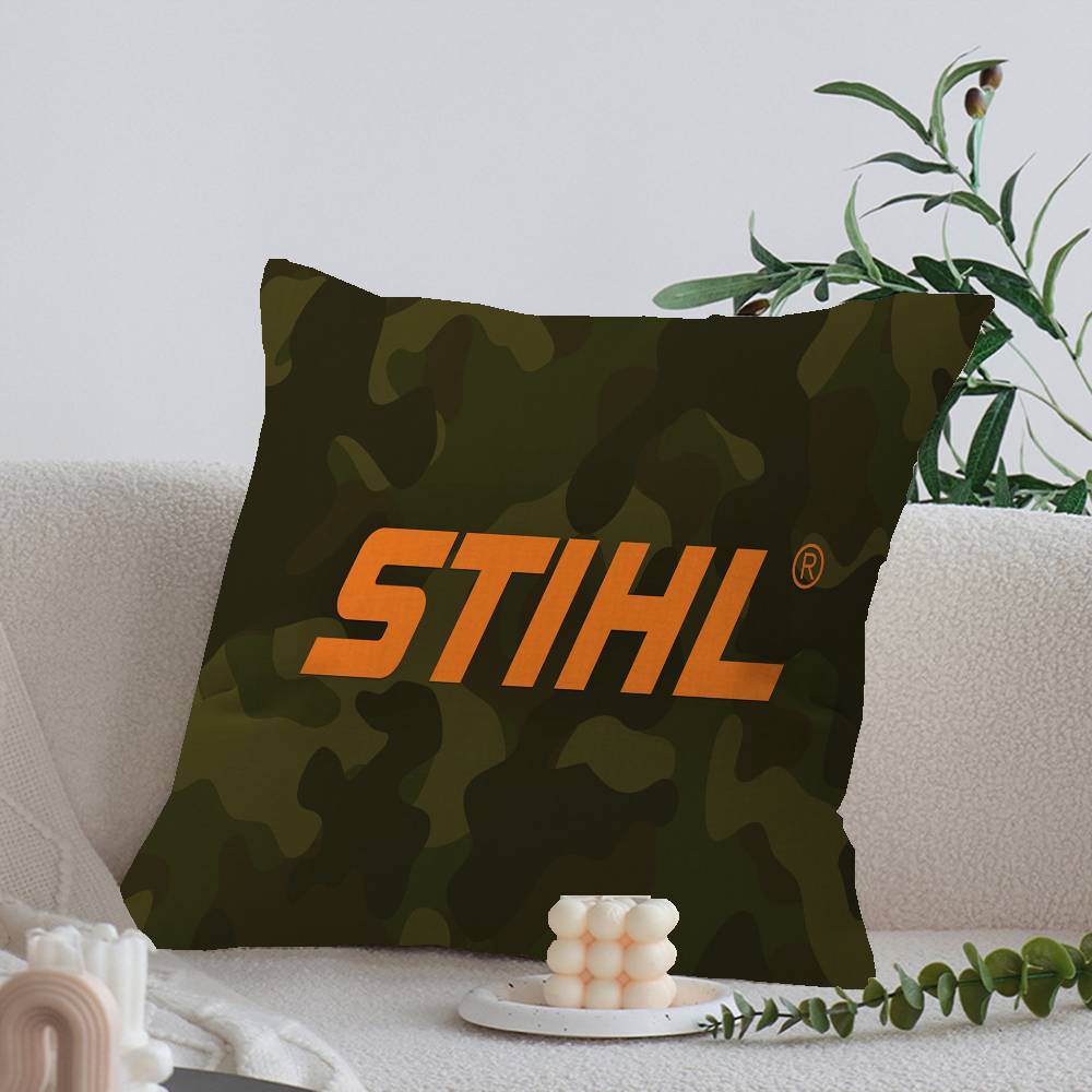 Stihl Logo Aufgedruckte Kissenhülle Design Kissenbezug Dekoration Feiertagsdekoration