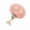Manicure Display Practice Stand Shelf Nail Art Tip Holders Magnetic Golden Base Wooden Grain