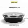 Disposable Round Plastic Food Containers