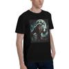 Werwolf im Mondlicht Herren T-Shirt Übergröße T-Shirts Herren Rundhals Baumwolle T-Shirts Kurz Sommer Herren