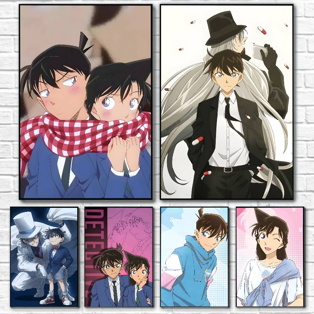 D-DETECTIVE Conan ANIME Poster Leinwandbild Poster Mit Drucken Haus Schlafzimmer Wohnzimmer Dekoration Geschenk