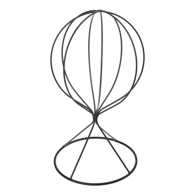 

Modern Metal Hat Rack Tabletop Wig Display Stand Elegant Form Rack for Cap & Bowler Hats Storage Holder Organiser