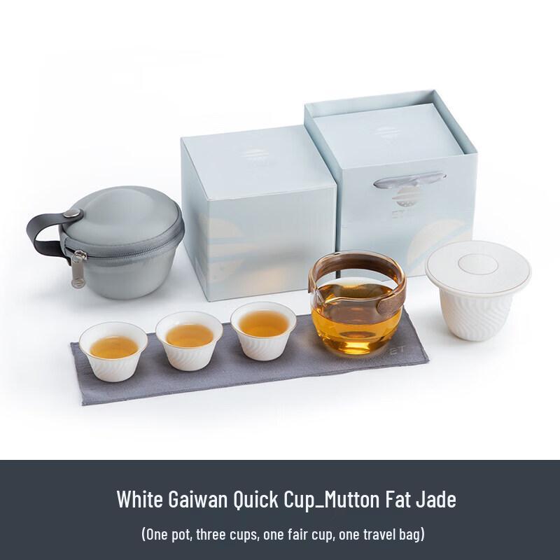 Portable Chinese Ceramic Quick Tea Set