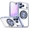 360° Clear Stand Ring Holder Car For Magsafe Case For iPhone17 Air 16 15 14 13 12 11 Pro Max Plus 16E Magnetic Charge Cover