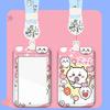 Chiikawa Id Badge Holder Neck Strap Pendant Hachiware Door Card Lanyards Usagi Lanyard Credential Holder Cartoon Keychain Gifts