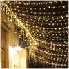 Begong 20M Colorful Outdoor LED String Lights with Controller, 2-Pack