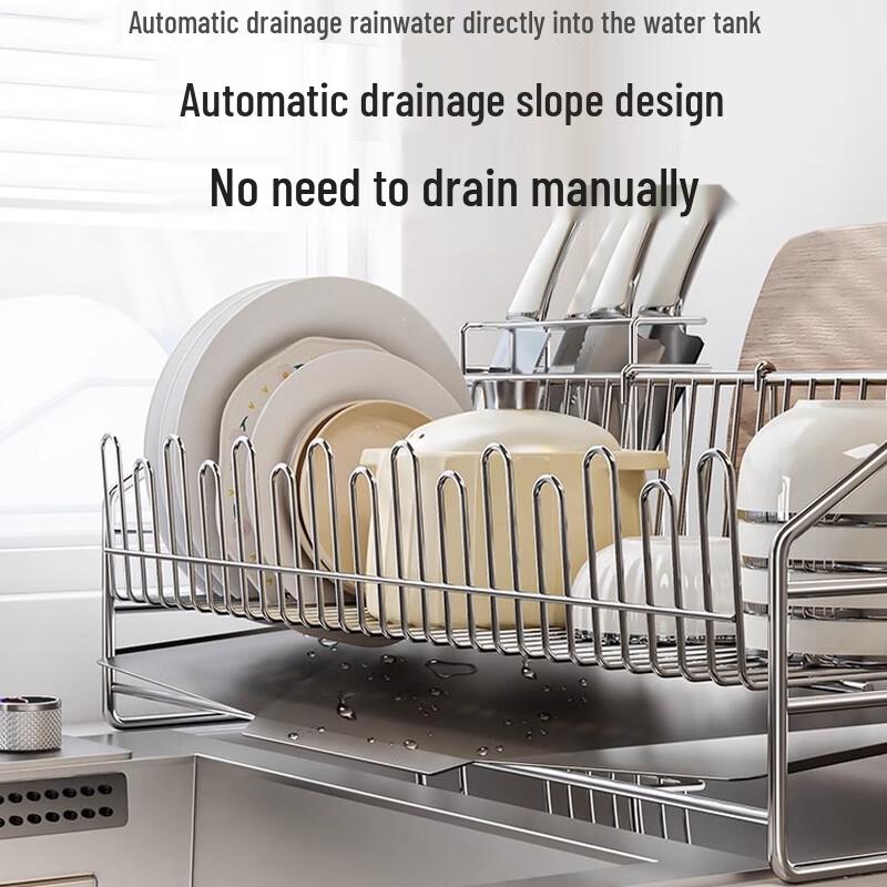 304 Stainless Steel Kitchen Dish Drainer Rack