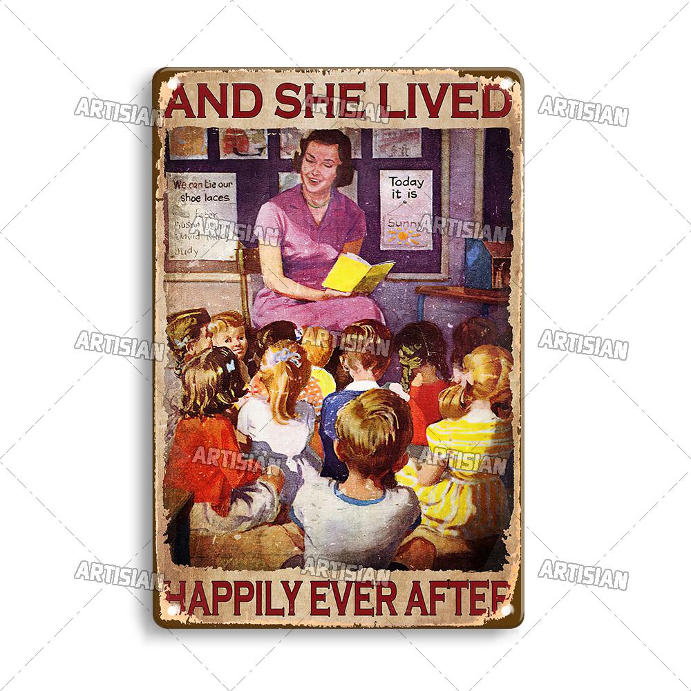 Artisian Job Metal Sign Vintage Teacher Tin Poster Hobby Decorative Plate Wall Decor Garage Bar Pub Club Hotel Cafe Kitchen Home