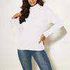 Women's Casual Turtleneck Knitted Sweater Long-sleeved Warm Top