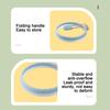 Silicone Ring Fried Egg Mold Silicone Egg Ring Heat Resistant Portable Creative Food Grade Kitchen Cooking Gadget For Breakfast