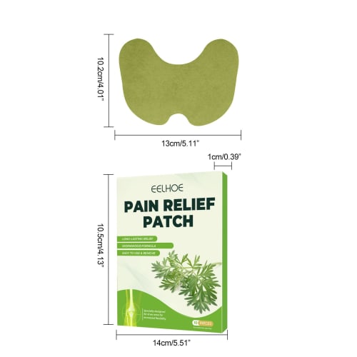 Knee Relief Patch Kit, Knee Pain Relief Patches, Mugwort Extract Stickers, Warming Herbal Plaster Pain Patches for Knee, Back, Neck, and Muscle Pain (