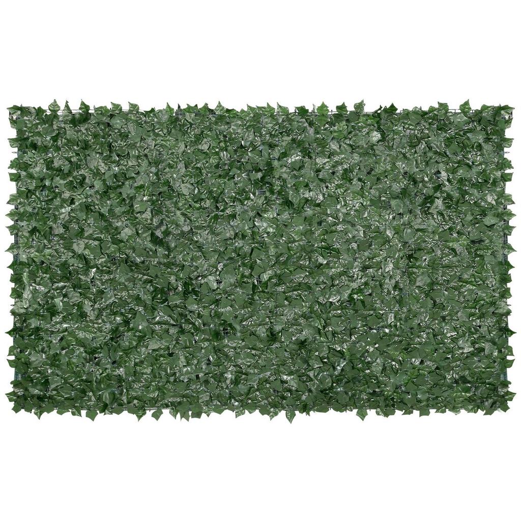 Ivy Privacy Fence, 1.5 X 2.5m Artificial Green Wall Screen, Greenery Ivy Fence with Mesh Cloth Backing and Strengthened Joint, Faux Hedges Vine Leaf
