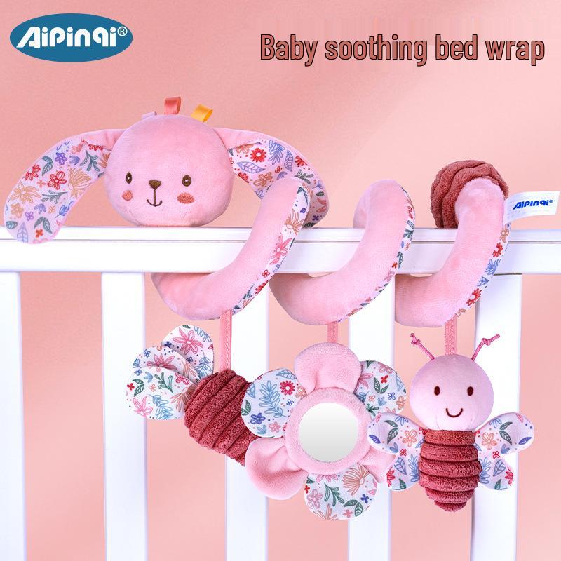 

Aipinqi Pink Baby Stroller Toy Pendant - Early Education Doll