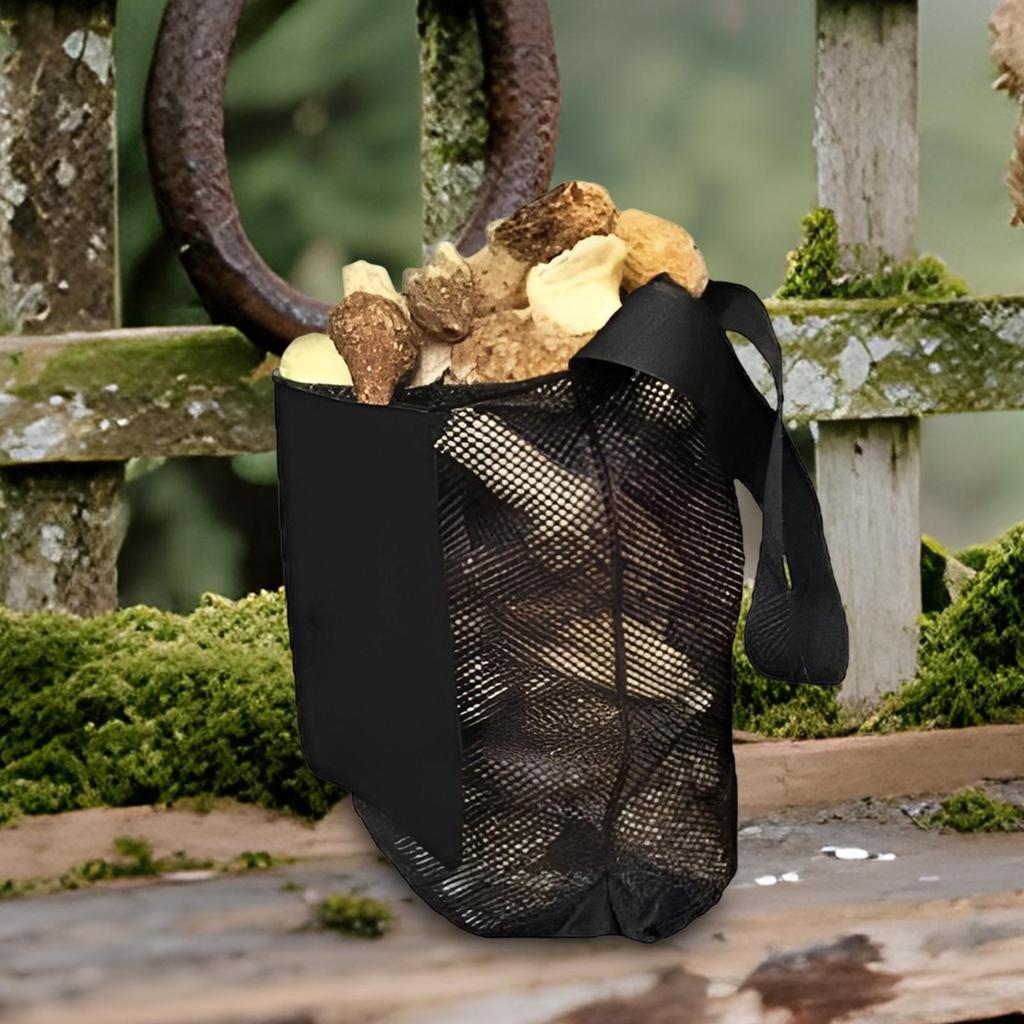 Outdoor Orchard Net Bag Mushroom Picking Bag Large Capacity Foldable Picking Bag Organization Storage Bags Home Storage