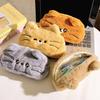 Funny Cat Plush Cat Pencil Case Kawaii Stationery Storage Bag Trendy Cat Pencil Pouch  Student Use