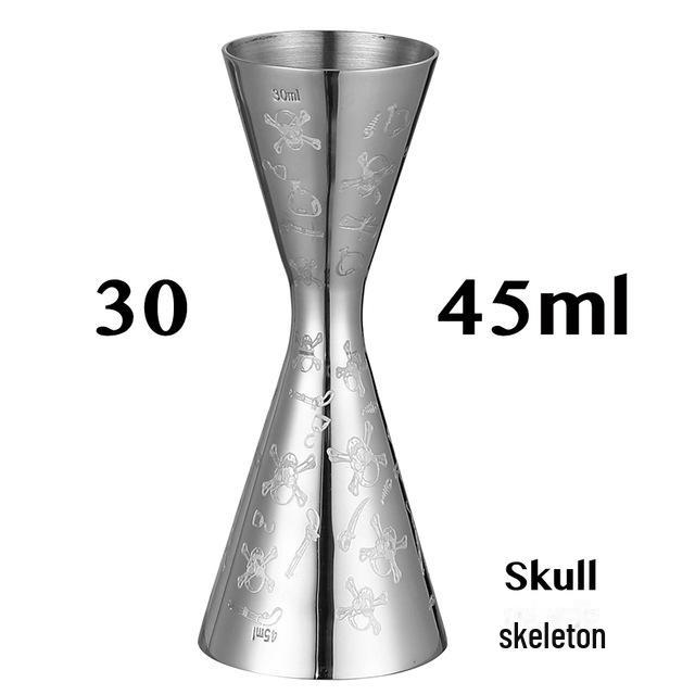 Double-Headed Indian Wine and Cocktail Jigger, 30/60 Oz Measuring Cup