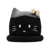 Winter hat women's fleece thickened soft wool hat adult cute cat ears warm ear protector knitted hat