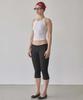 SCULPTOR Eyelet Knit Capri Pants Black