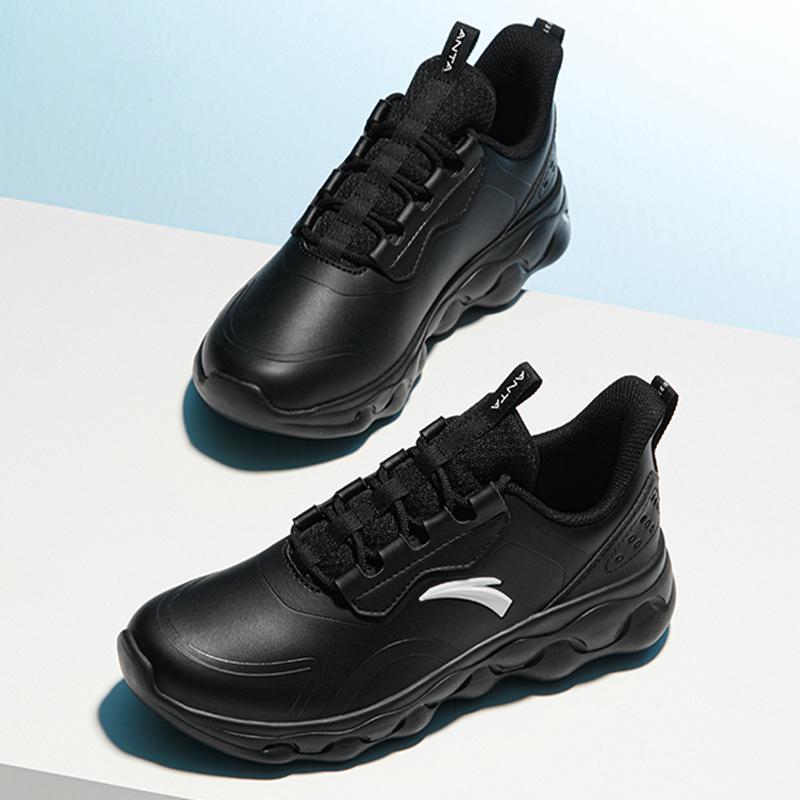 Anta Comfortable Classic Durable Low-Top Running Shoes Women Sneaker Black 922235573-6