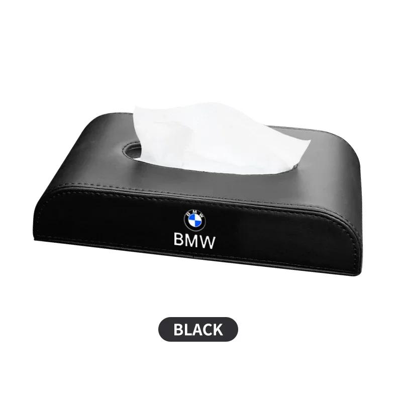 Kožená krabička na kapesníky do auta Pro řadu BMW 13 5 F20 F21 F22 E87 E88 E90 E60 G30 E84 F10 F30 M X1 X3 X4 GT Auto doplňky interiéru