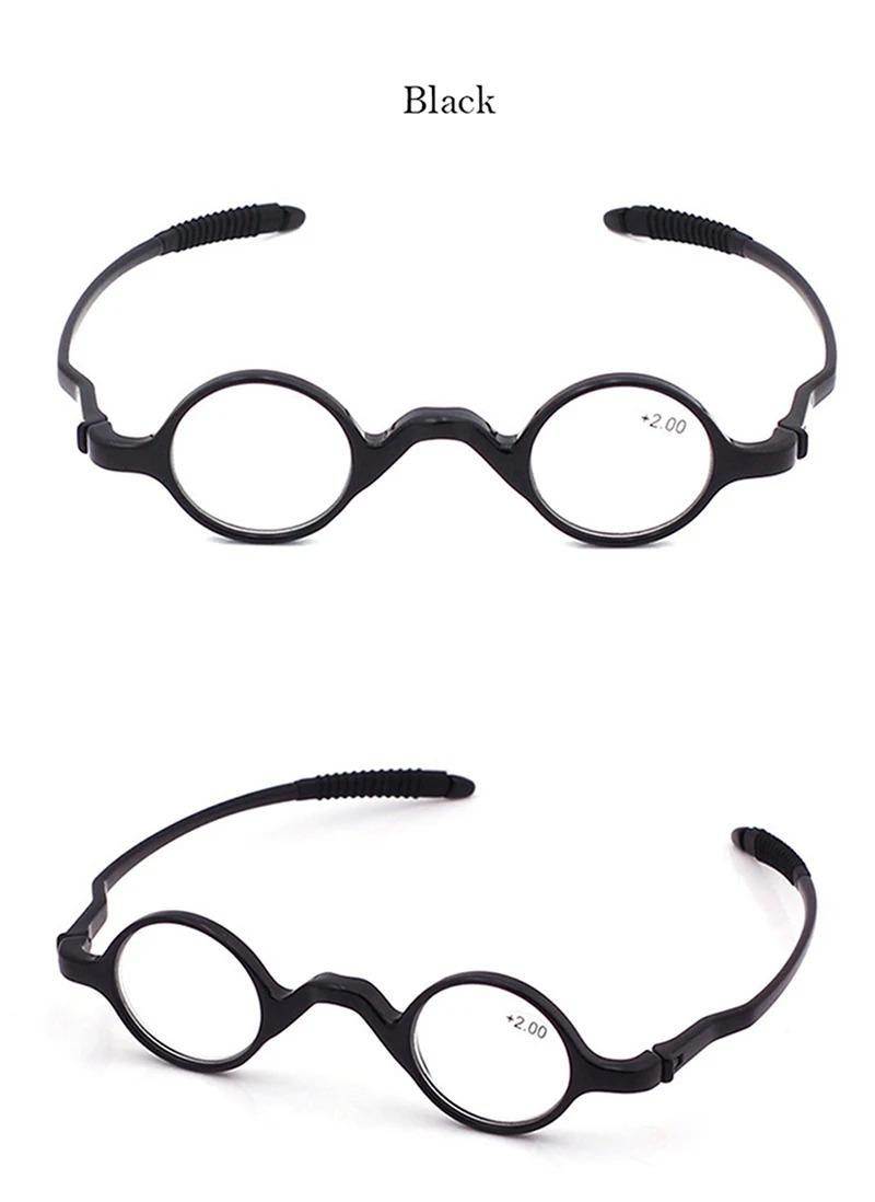 

Vintage Small Circular Frame For Men And Women Reading Eyeglasses Anti Blue Light Goggles Retro Farsighted Eyeglasses Presbyopia Elderly Eyeglasse 2