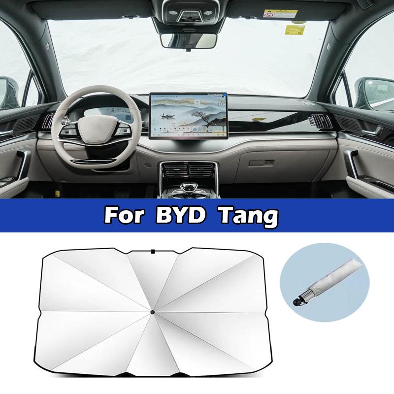 For BYD Song Han Yuan Tang Qin KING Seagull Dolphin Car Front Windshield Sunshade Umbrella Sun UV Protection Auto Accessories