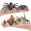 Wild Insect Model Toys: Poisonous Spider, Caterpillar, Butterfly, Mantis, Grasshopper, Dragonfly, Wasp Ornaments