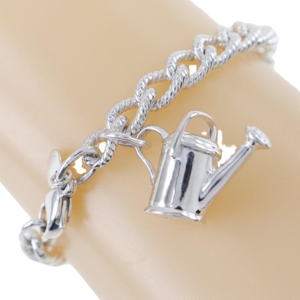 

TIFFANY&Co. pot charm watering can Bracelet house design Silver925 29.2g Women Used