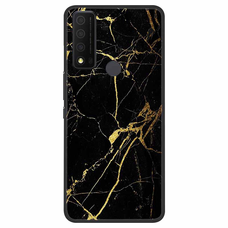 For TCL 30 XE 5G Case Marble Cat Soft Silicone Back Case for TCL 30 XL 30V 5G Phone Cover TCL30 XE T767W 30XE 5G Coque Funda Bag