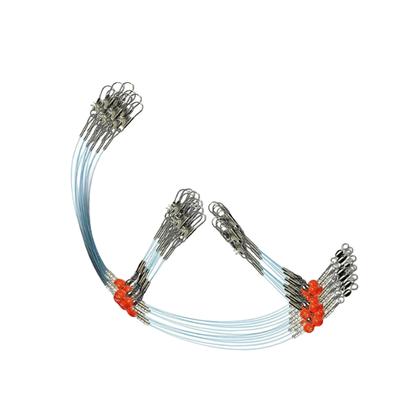 Saltwater Fishing Tackle Nylon Wire Leader for Lures Hooks Fishing Leaders Fishing Wire Leader Line Rig with Swivels