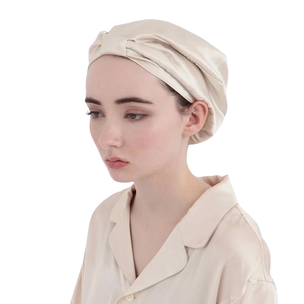 

Hair Care Tokyo Silk Hair Care Night Scalp Beautiful Hair [Foo] [Beautiful Time] Cap, 100% Silk, Gift, Cap, Moisturizing,