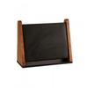 Wooden Slant Jewelry Display Stand Desktop Organizer Rings Necklaces Vintage Style